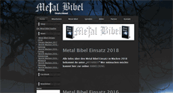 Desktop Screenshot of metal-bibel.de