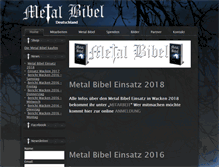 Tablet Screenshot of metal-bibel.de